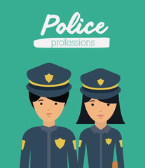 officer profession design 