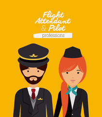 pilot and flight attendant design  