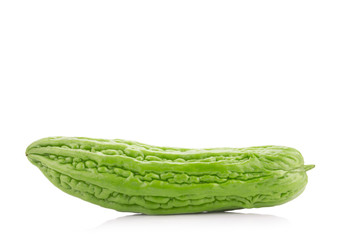 Bitter melon isolated on white background