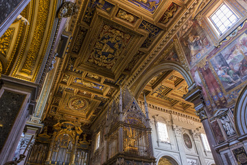 Fototapeta na wymiar Archbasilica of Saint John Lateran, Rome, Italy