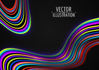 Abstract glowing rainbow lines. Vector.Abstract background. Abstract. Abstract. Abstract. Abstract. Abstract. Abstract. Abstract. Abstract. Abstract. Abstract!