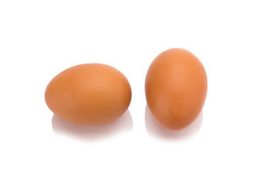 Egg. Isolated on white background