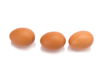 Egg. Isolated on white background