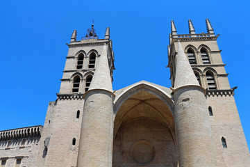 Fototapeta na wymiar Cathédrale Saint Pierre de Montpellier