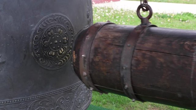 Buddhist Bell at Ruh Ordo Cultural Center, Cholpon Ata, Kyrgyzstan.