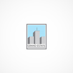 Grand Estate.Real estate agency logo.