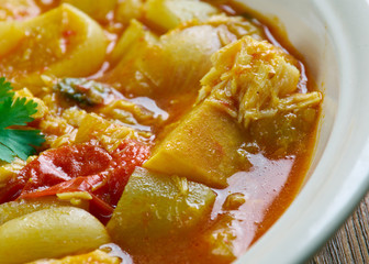 Spiced haddock chowder