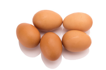 Egg. Isolated on white background