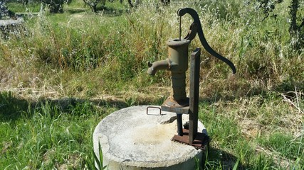 Antique Manual as well pump