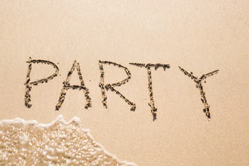 Party on the beach, literally.