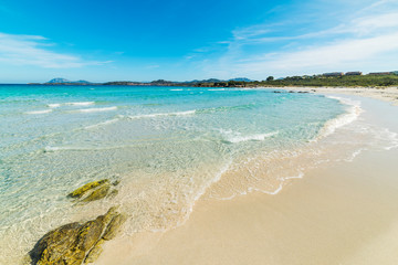Obraz premium Rena Bianca shoreline in Sardinia