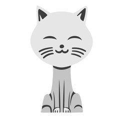 This is an illustration of a cat