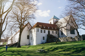 Utstein Kloster or Abbey - medieval monastery, built in 1200s. K