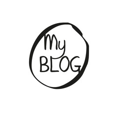 My Blog circle background