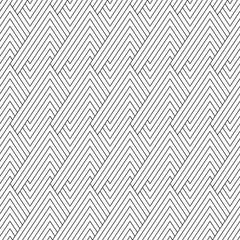 Vector seamless texture. Modern geometric background. Repeated monochrome pattern of rhombuses.