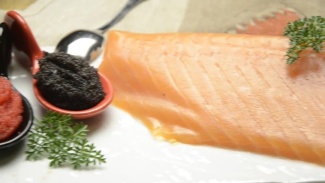 Salmo salar Łosoś szlachetny Сёмга Atlantischer Salmon Lachs Salmone &Sigma;&omicron;&lambda;&omicron;&mu;ό&sigmaf;  大西洋鮭  Salm&oacute;n Succedaneo Kawior del Kaviar Caviale كافيار Икра кулинария Caviar خاویار  キャビア קוויאר Kaviaari Kavi&aacute;r