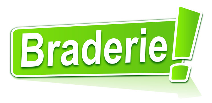 braderie sur &eacute;tiquette verte