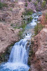Fototapeta na wymiar Havasu Creek Unnamed Falls
