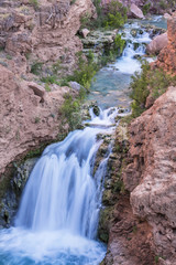 Obraz premium Silky Havasu Creek Waterfall