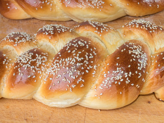 homemade round bread