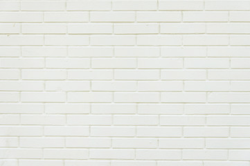 Naklejka premium Old white brick wall background texture