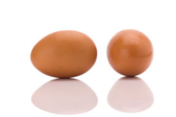 Egg. Isolated on white background