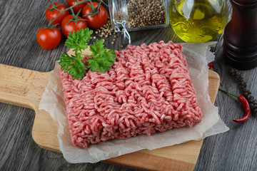 Minced beef meat