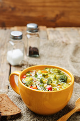 broccoli chicken soup