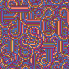 round cable labyrinth pattern