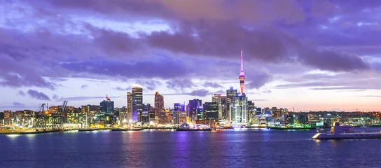 Foto auf Leinwand Skyline von Auckland © Fyle