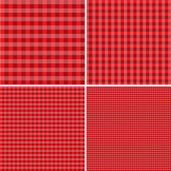 Red and white background for picnics. Eps 10.