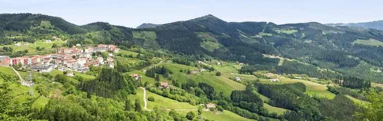 Fototapeta na wymiar Elgeta panoramic view