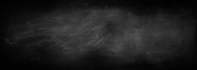 Wide blackboard or chalkboard banner