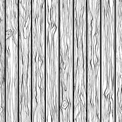 Obraz premium Wood texture. Seamless vector pattern. Black and white hand-draw background.