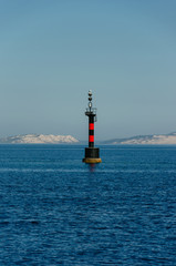 Lighthouse on the sea