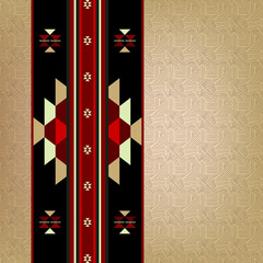 Traditional Arabian Rug Motif - obrazy, fototapety, plakaty