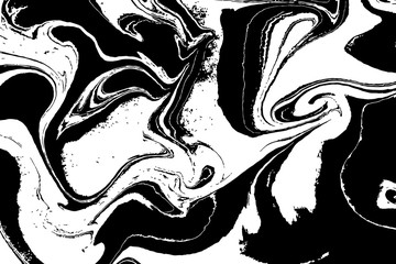 Ebru, Turkish marbling art background. Highly textured grunge.