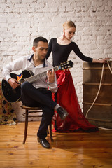 Fototapeta na wymiar Flamenco
