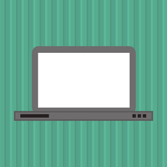 technology design. laptop icon. Colorful illustration , vector