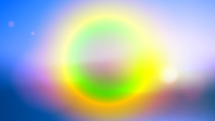 Colorful blurred vector background with lens effects.