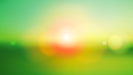 Colorful blurred vector background with lens effects.