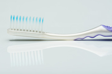 close up of tooth brush