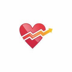 Hearts Love Logo Icon