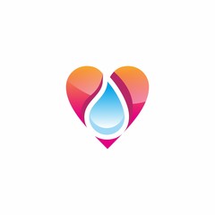 Hearts Love Logo Icon