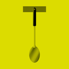 Kitchen design. Supplies icon. White background, vector illustration