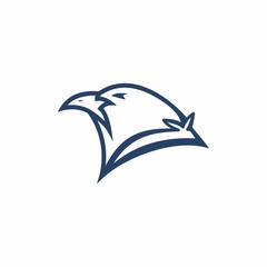 Abstract eagle head Logo icon