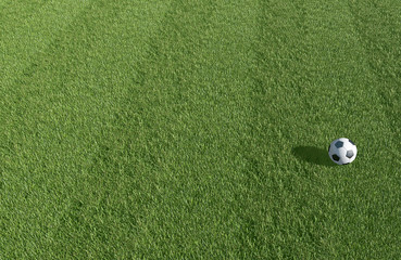 Obraz premium Soccer, Football field background 