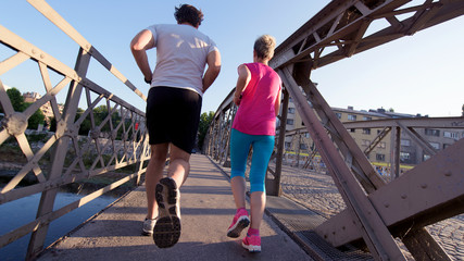 couple jogging