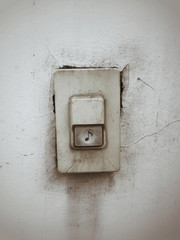 Old and dirty doorbell