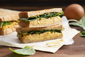 freshly made sandwiches.